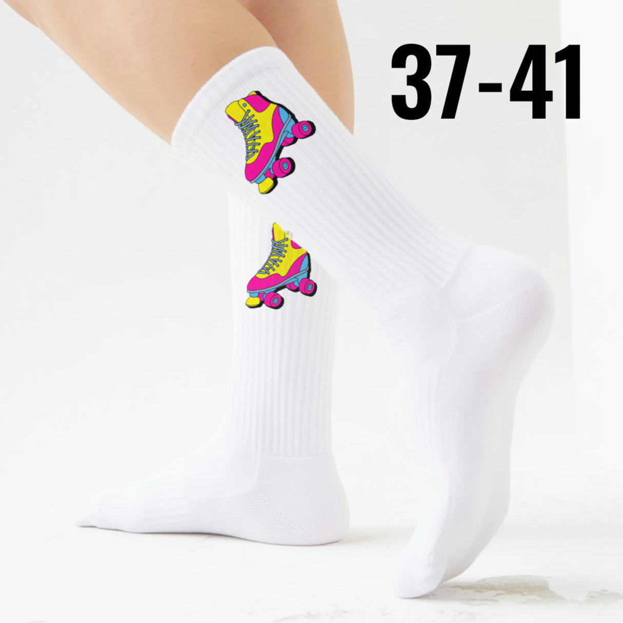epicsocks 80sFlash Rollschuhe Socken in 37-41 im Paar