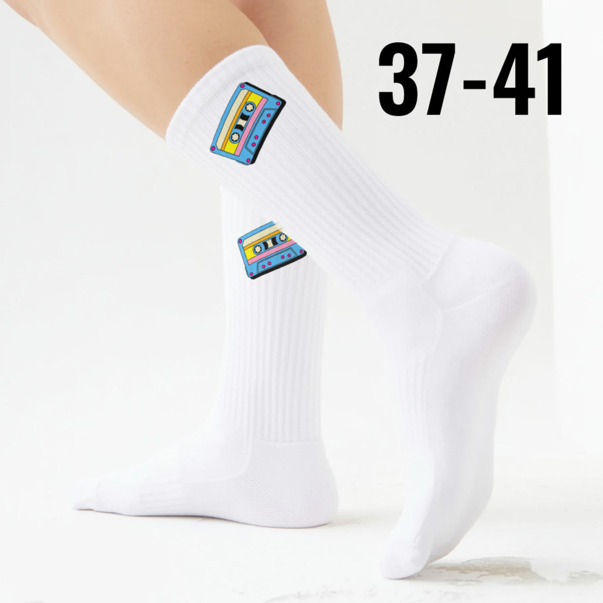 epicsocks 80sFlash Kassette Socken in 37-41 im Paar
