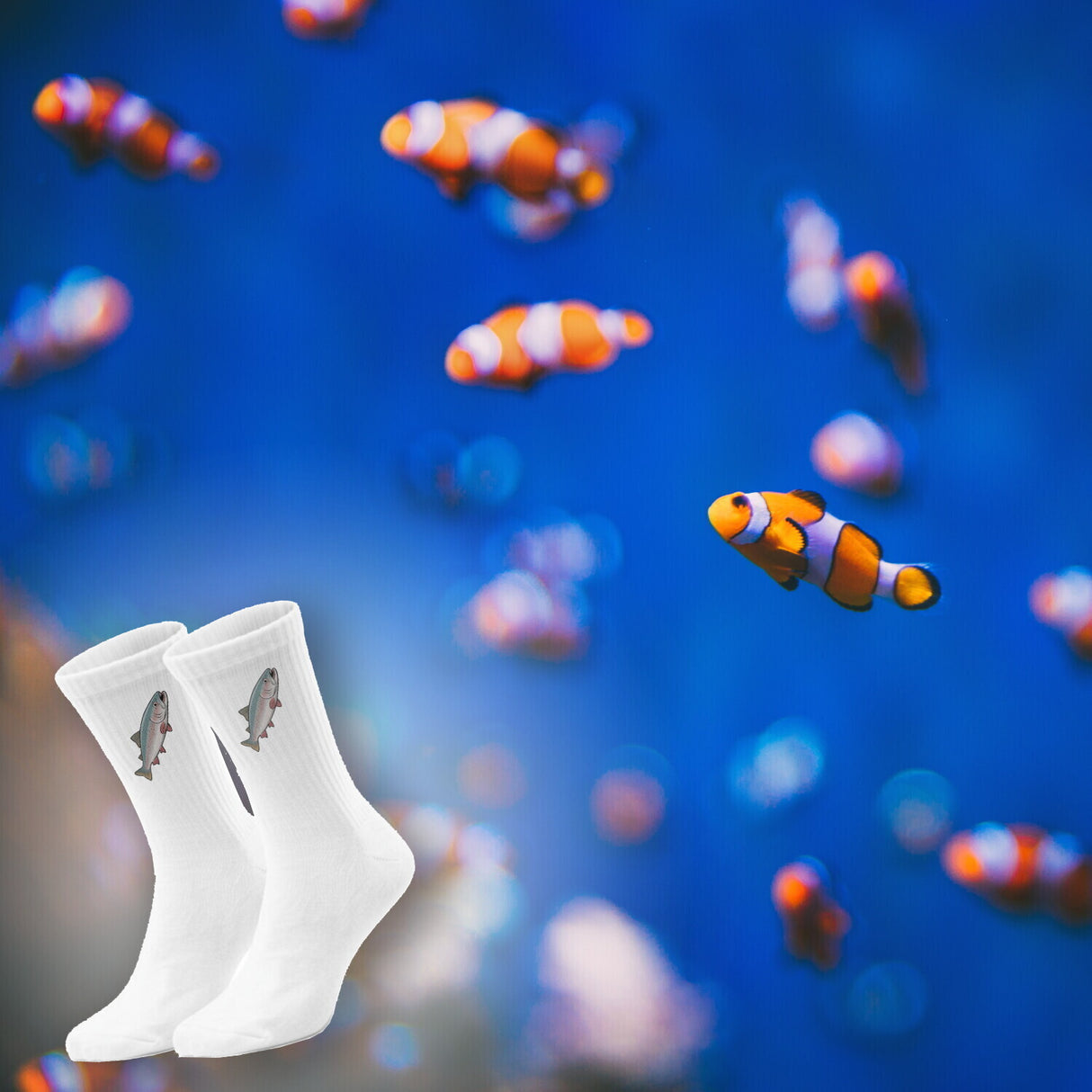 epicsocks Fischertraum Fisch Socken in 37-41 im Paar