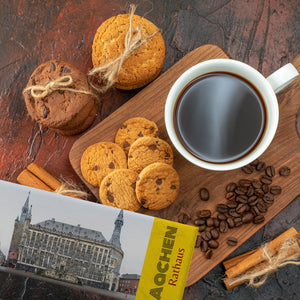 streetline Aachen Rathaus Panorama Souvenir Magnet