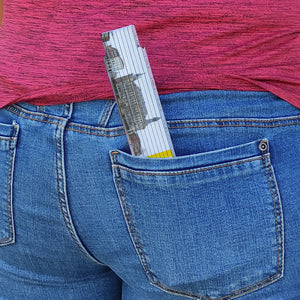 streetline Aachen Rathaus Meterstab aus Holz