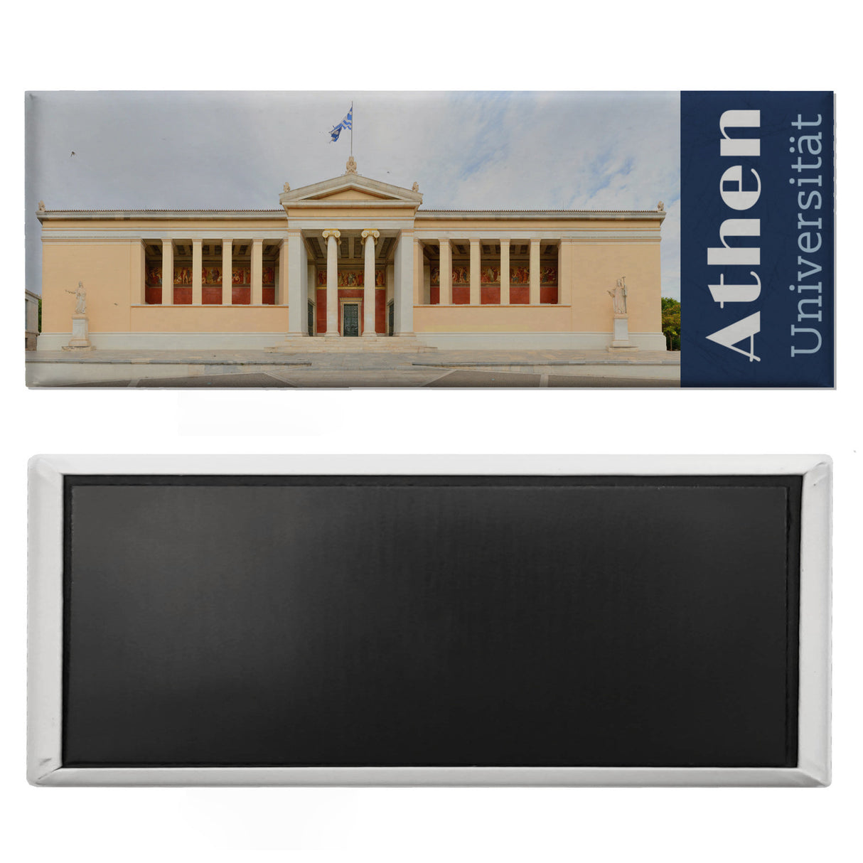 streetline Athen Universität Panorama Souvenir Magnet