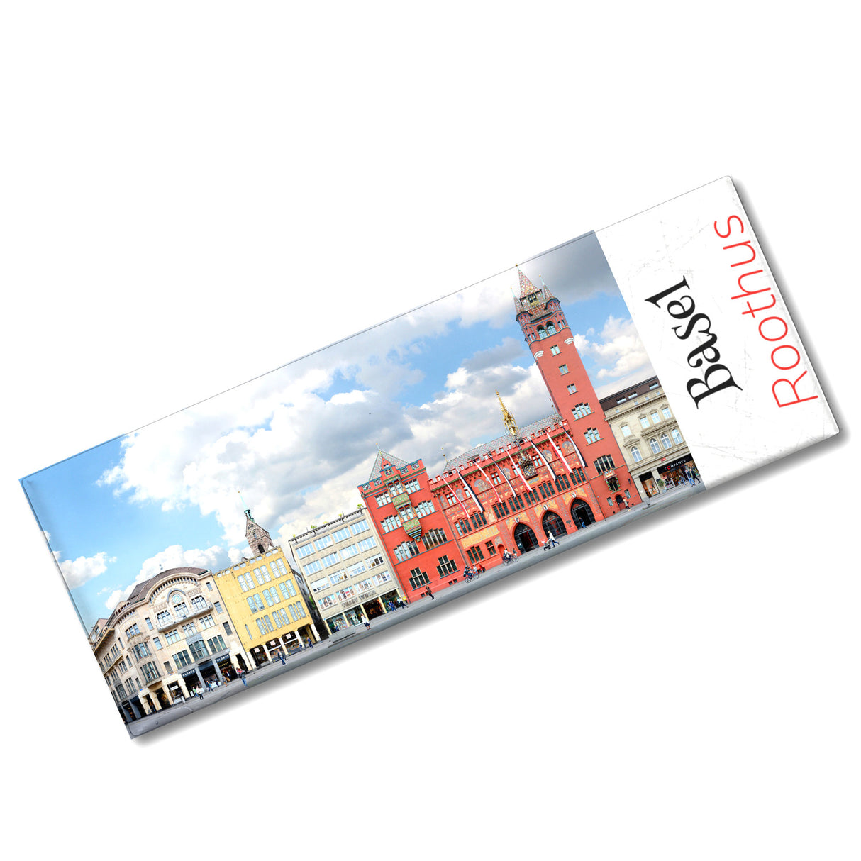 streetline Basel Roothus Panorama Souvenir Magnet