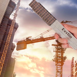 streetline Berlin Fernsprechamt Meterstab aus Holz