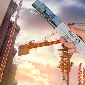 streetline Berlin Hauptbahnhof Meterstab aus Holz