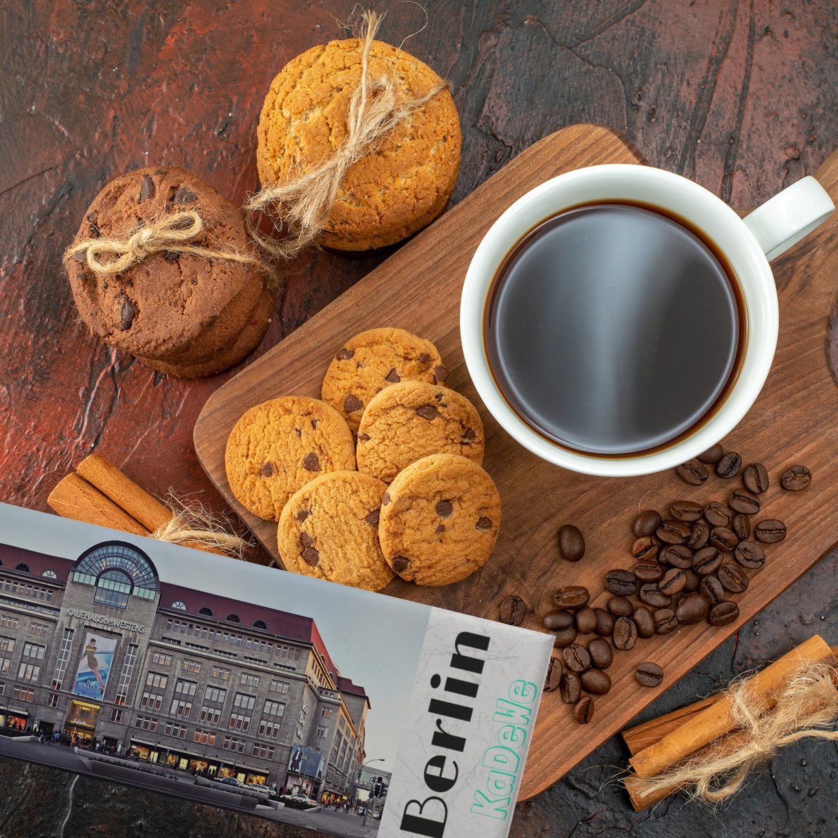 streetline Berlin KaDeWe Panorama Souvenir Magnet