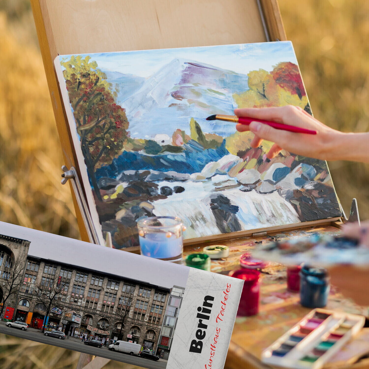 streetline Berlin Kunsthaus Tacheles Panorama Souvenir Magnet