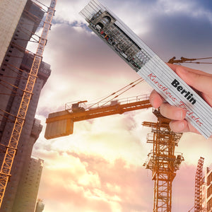 streetline Berlin Kunsthaus Tacheles Meterstab aus Holz