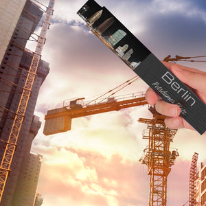 streetline Berlin Potsdamer Platz Meterstab aus Holz