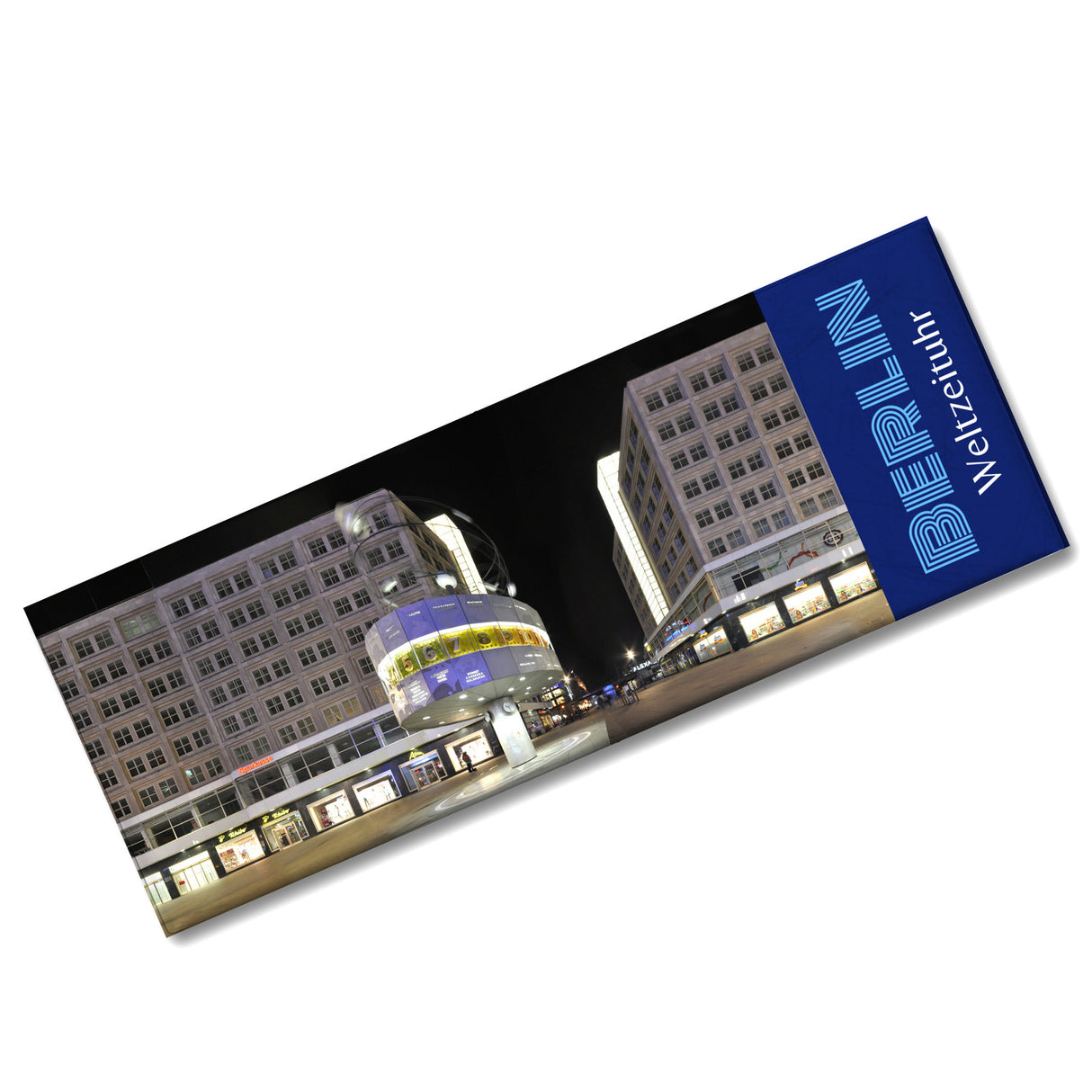 streetline Berlin Weltzeituhr Panorama Souvenir Magnet