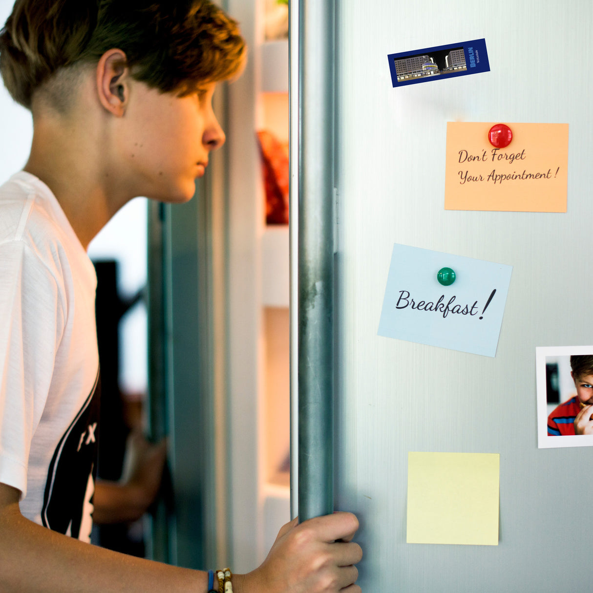 streetline Berlin Weltzeituhr Panorama Souvenir Magnet