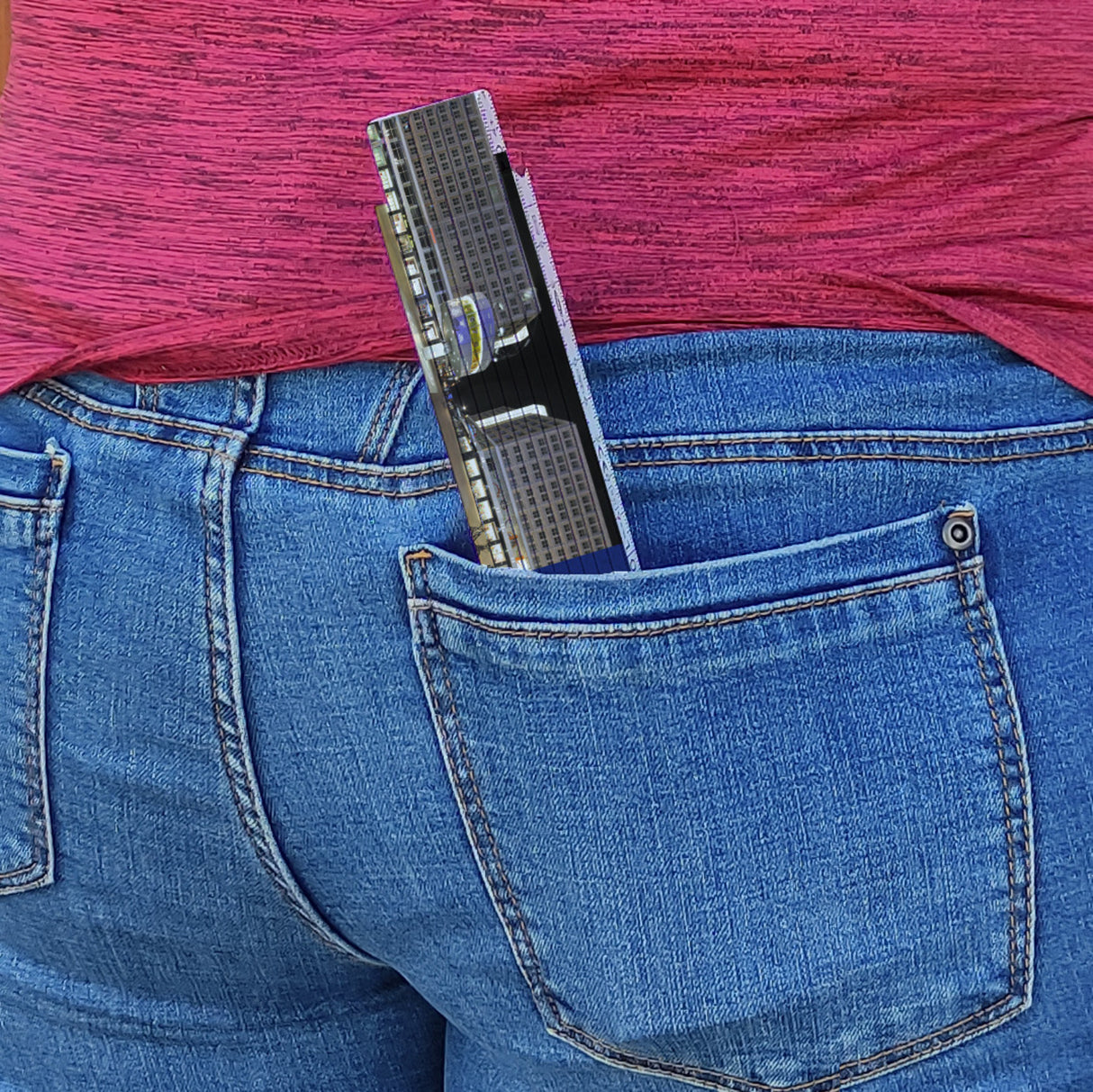 streetline Berlin Weltzeituhr Meterstab aus Holz