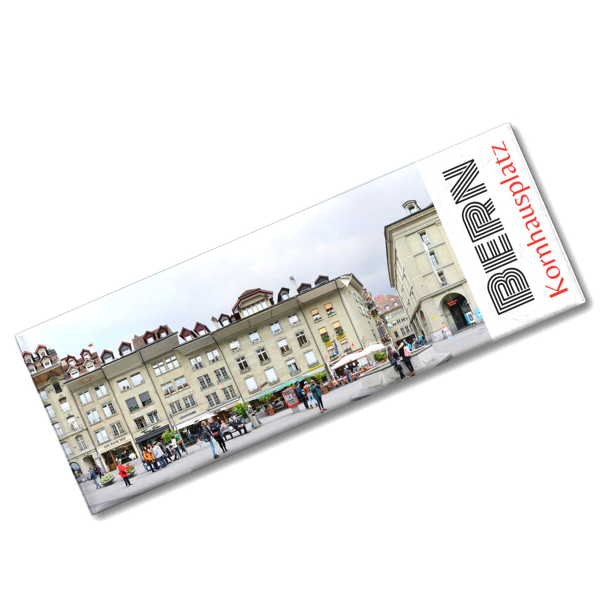 streetline Bern Kornhausplatz Panorama Souvenir Magnet