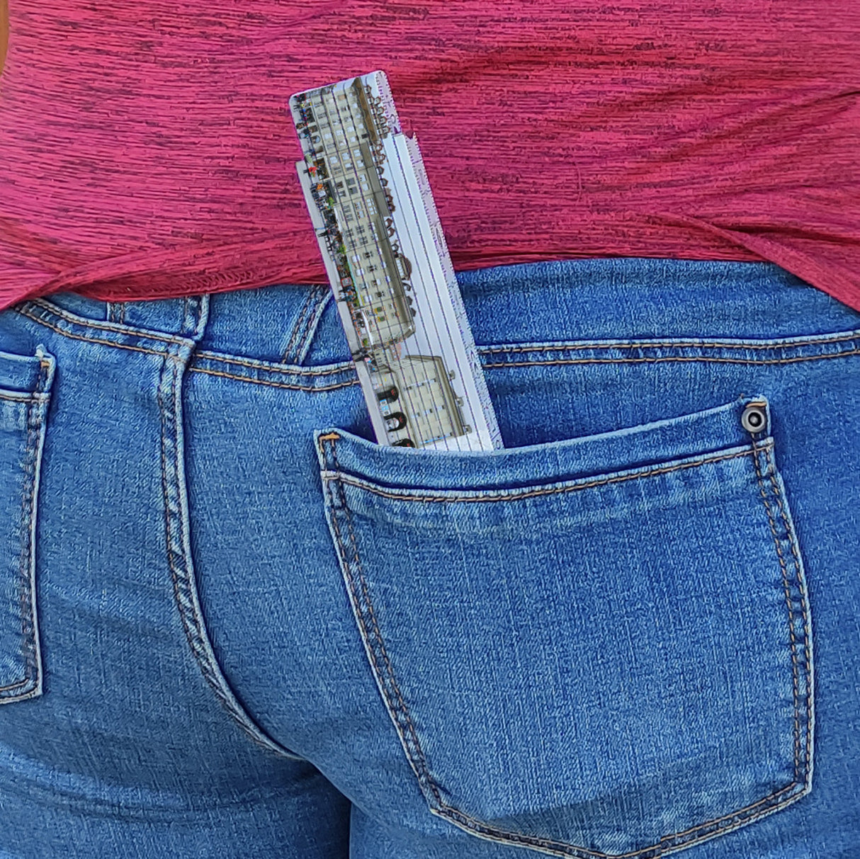 streetline Bern Kornhausplatz Meterstab aus Holz