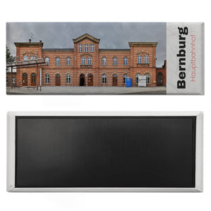 streetline Bernburg Hauptbahnhof Panorama Souvenir Magnet