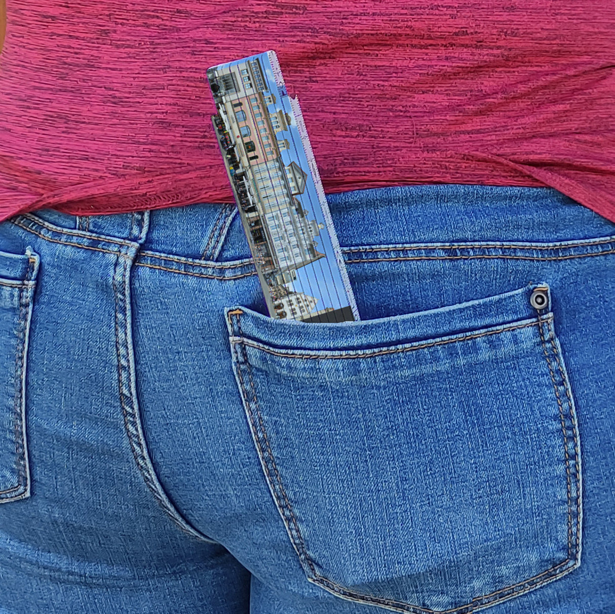 streetline Braunschweig Kohlmarkt Meterstab aus Holz