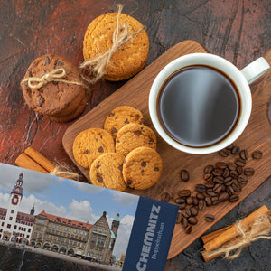 streetline Chemnitz Doppelrathaus Panorama Souvenir Magnet