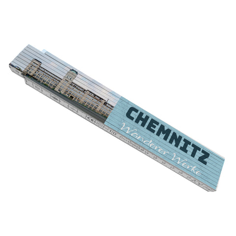 streetline Chemnitz Wanderer Werke Meterstab aus Holz