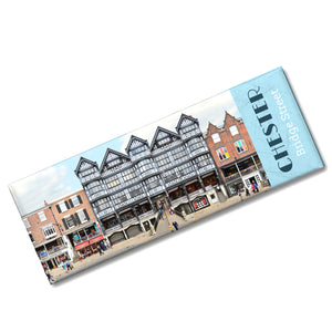 streetline CHESTER Bridge Street Panorama Souvenir Magnet