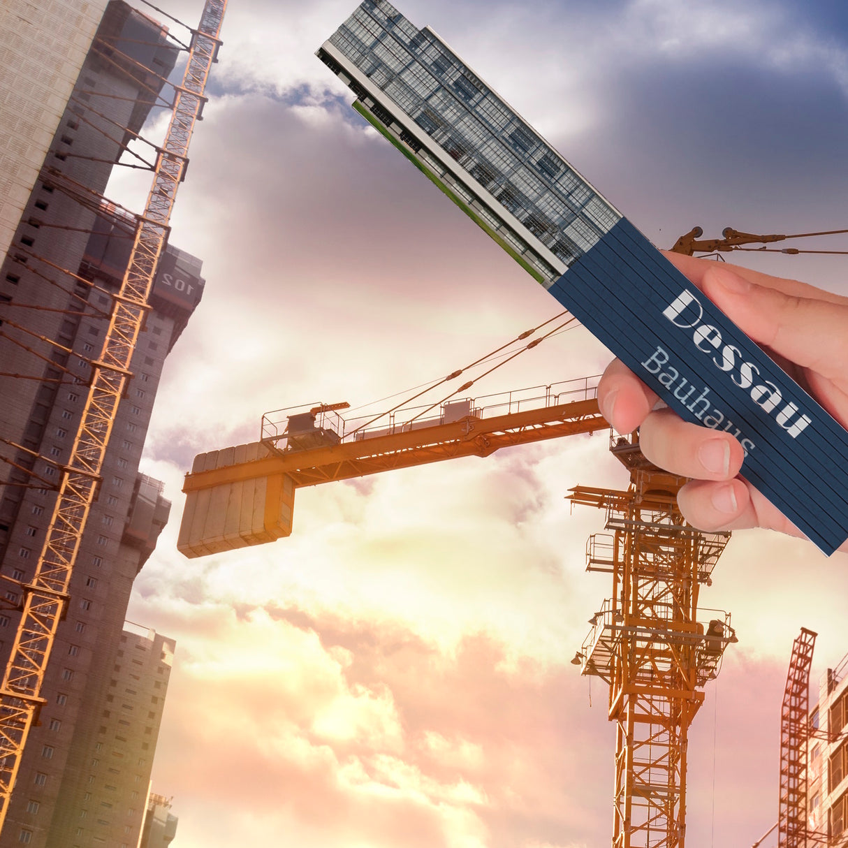 streetline Dessau Bauhaus Meterstab aus Holz