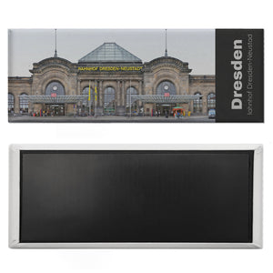 streetline Dresden Bahnhof Dresden-Neustadt Panorama Souvenir Magnet