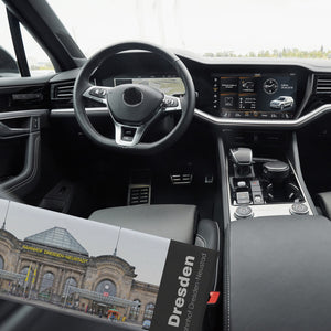 streetline Dresden Bahnhof Dresden-Neustadt Panorama Souvenir Magnet