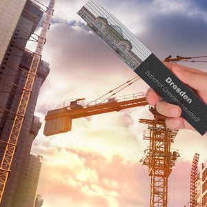 streetline Dresden Bahnhof Dresden-Neustadt Meterstab aus Holz