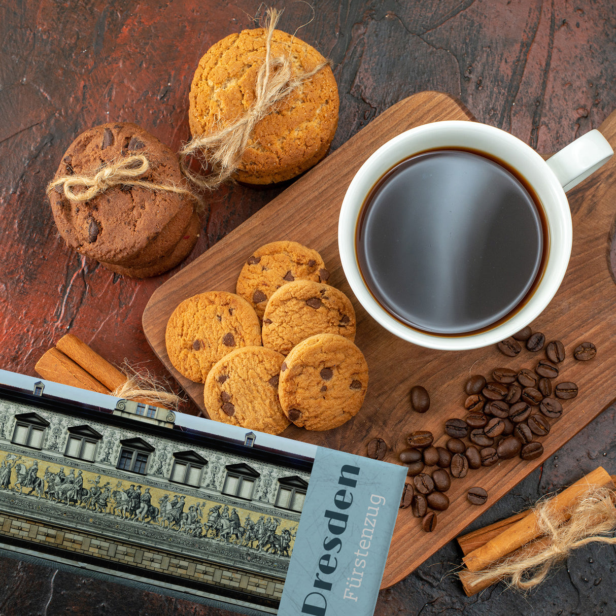 streetline Dresden Fürstenzug Panorama Souvenir Magnet