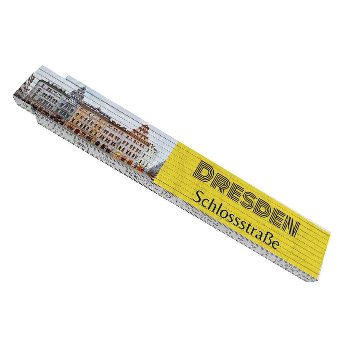 streetline Dresden Schlossstraße Meterstab aus Holz