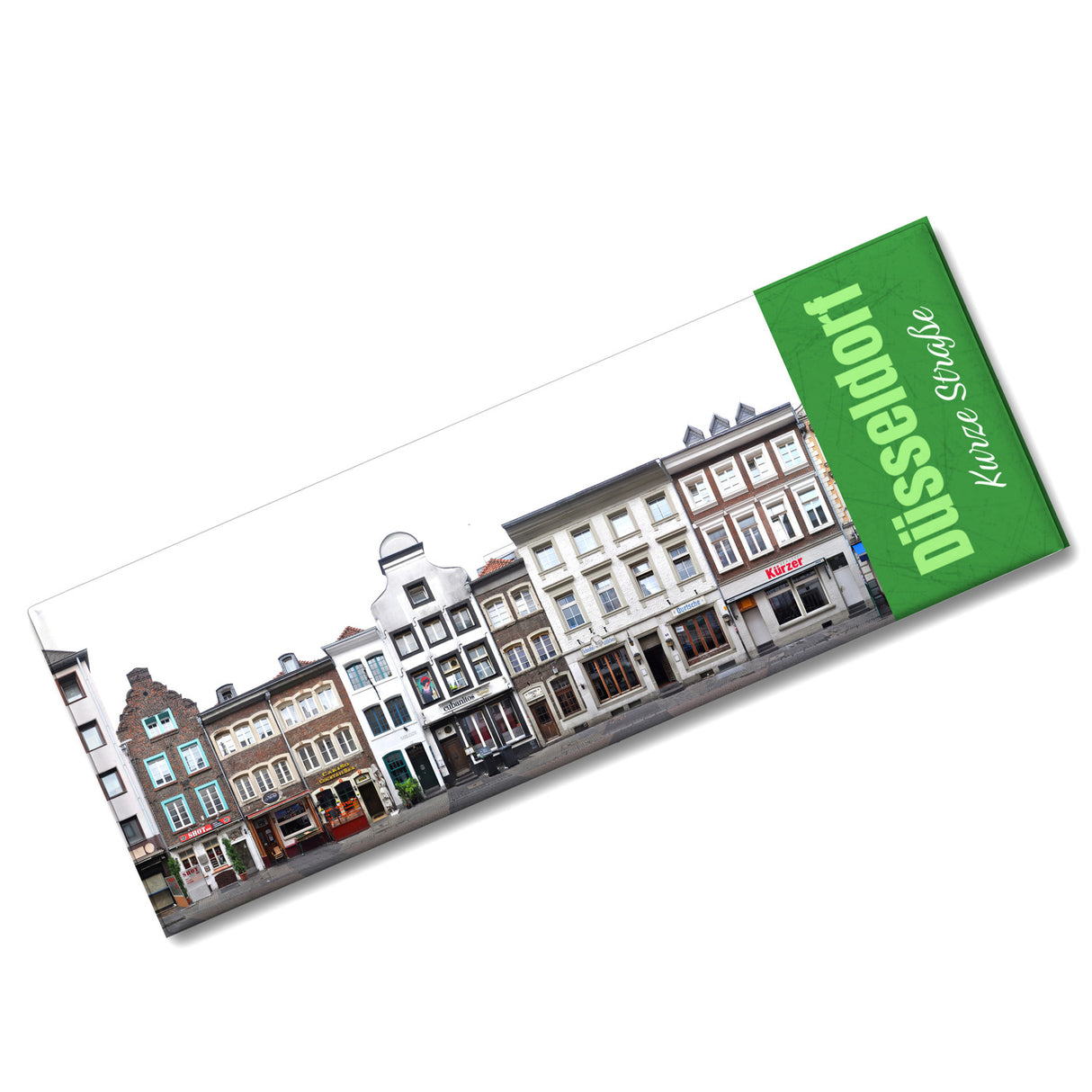 streetline Düsseldorf Kurze Straße Panorama Souvenir Magnet