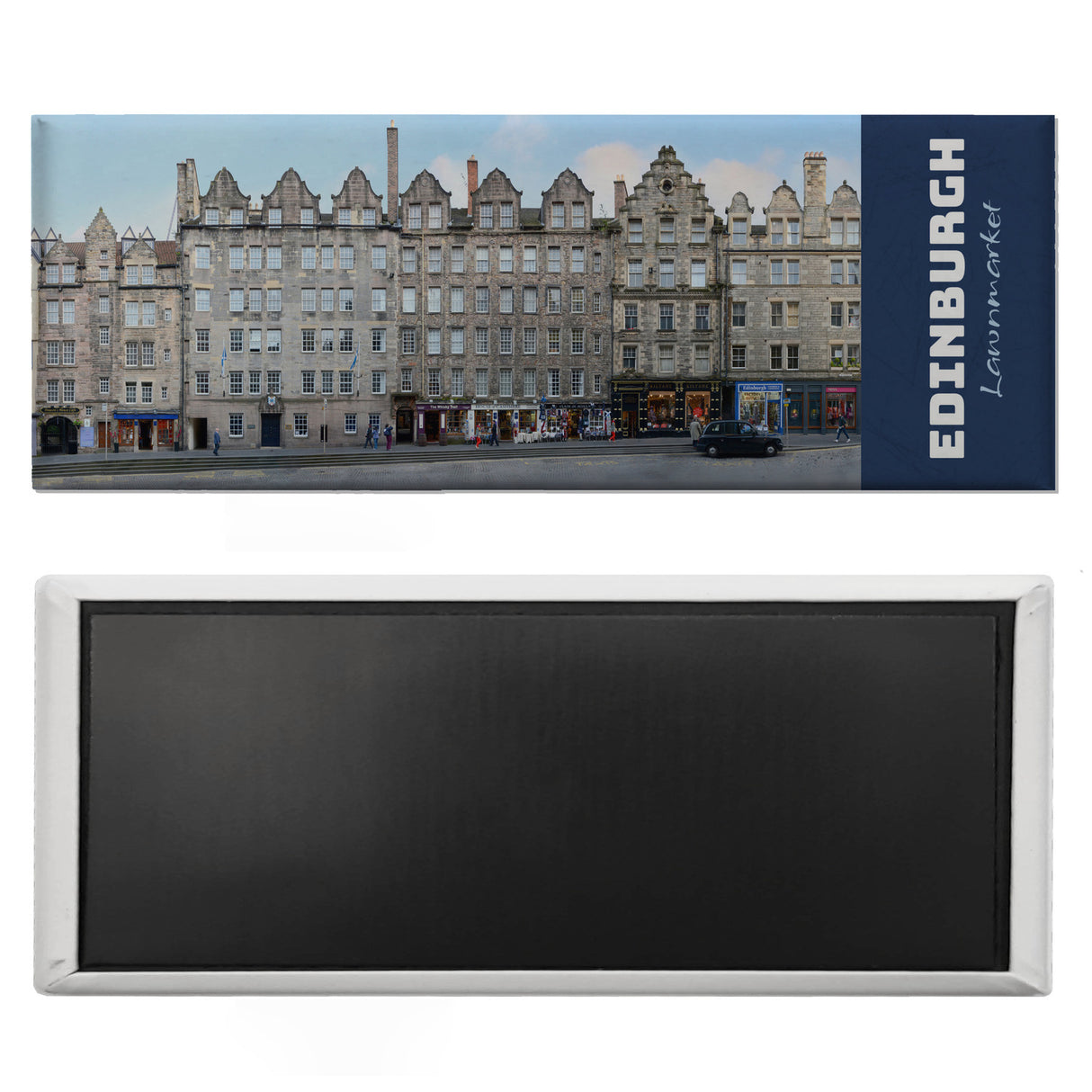 streetline Edinburgh Lawnmarket Panorama Souvenir Magnet