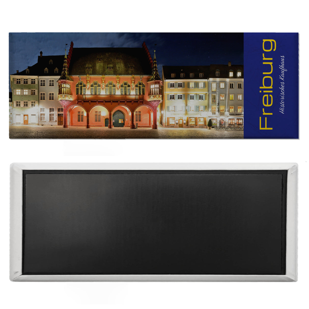 streetline Freiburg Historisches Kaufhaus Panorama Souvenir Magnet