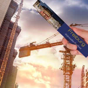 streetline Freiburg Historisches Kaufhaus Meterstab aus Holz