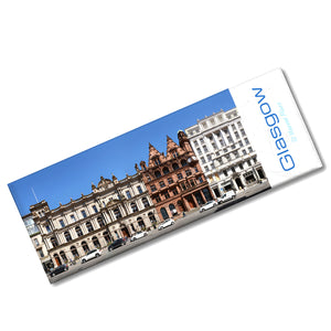streetline Glasgow St Vincent Place Panorama Souvenir Magnet