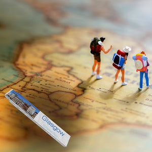 streetline Glasgow St Vincent Place Meterstab aus Holz