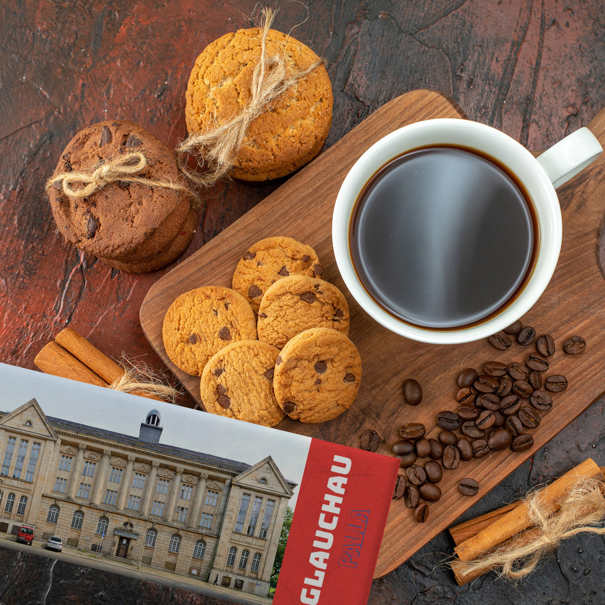 streetline Glauchau PALLA Panorama Souvenir Magnet