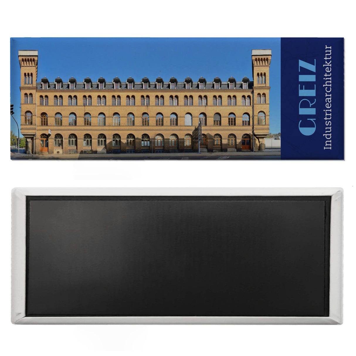 streetline GREIZ Industriearchitektur Panorama Souvenir Magnet