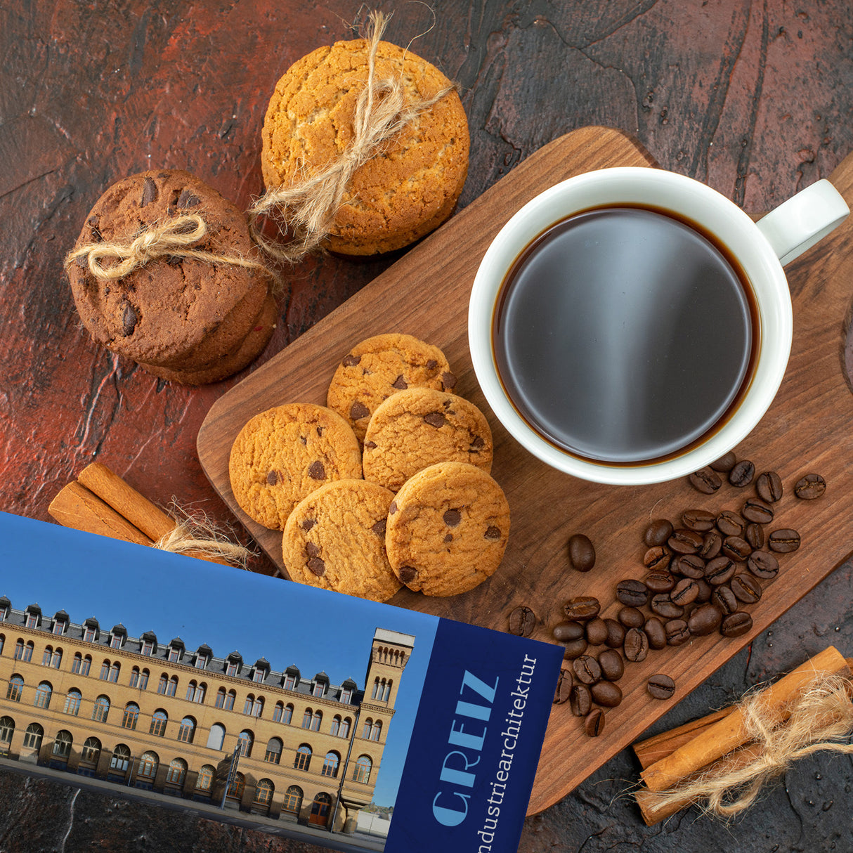 streetline GREIZ Industriearchitektur Panorama Souvenir Magnet