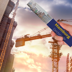 streetline Hamburg Deichstraße Meterstab aus Holz