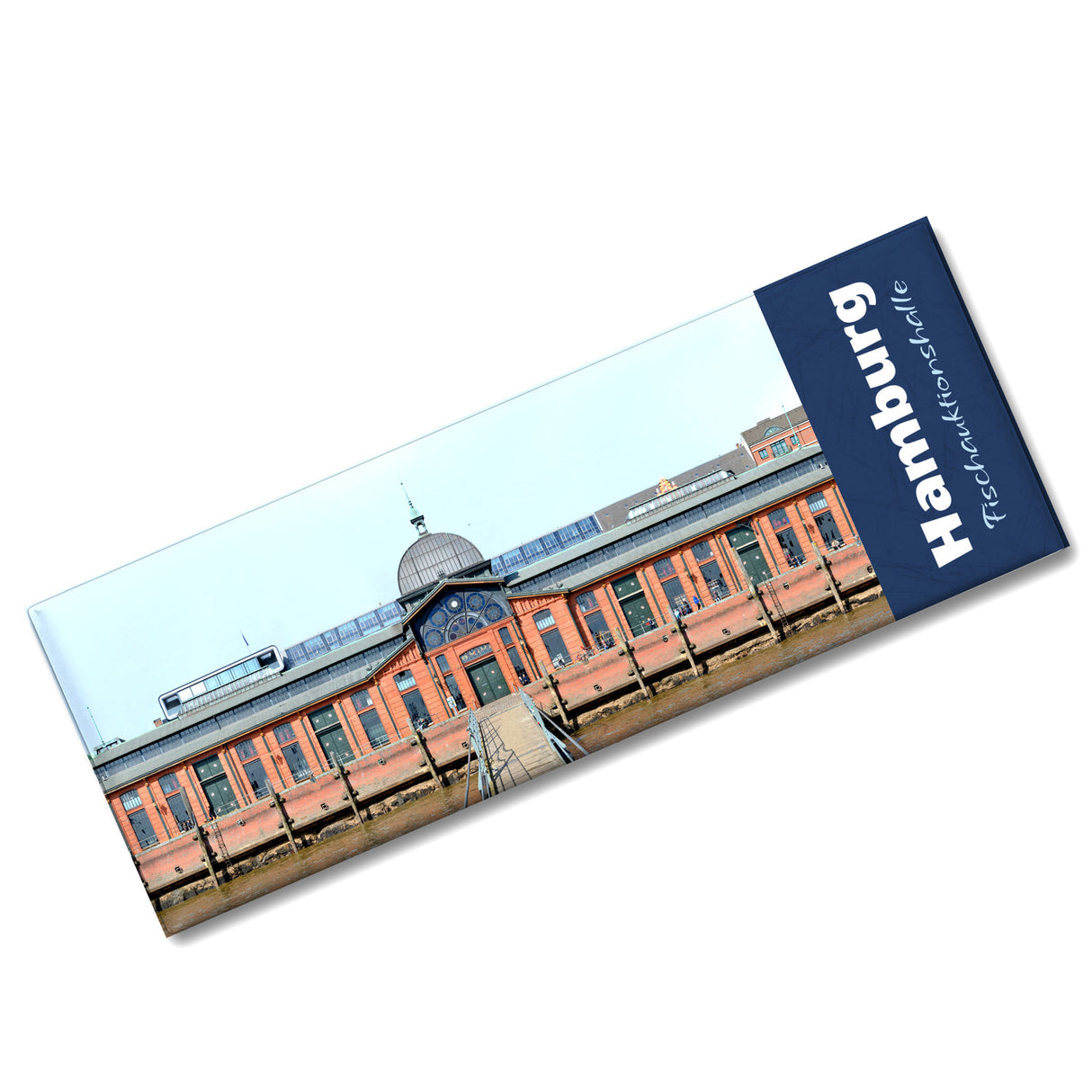 streetline Hamburg Fischauktionshalle Panorama Souvenir Magnet