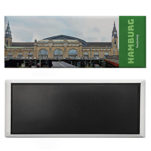 streetline Hamburg Hauptbahnhof Panorama Souvenir Magnet