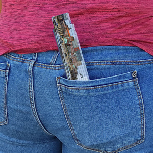 streetline Hamburg Landungsbrücken Meterstab aus Holz