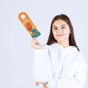 Cartoon Meerjungfrau Bleib draußen! Komm rein! Türhänger für Kinder