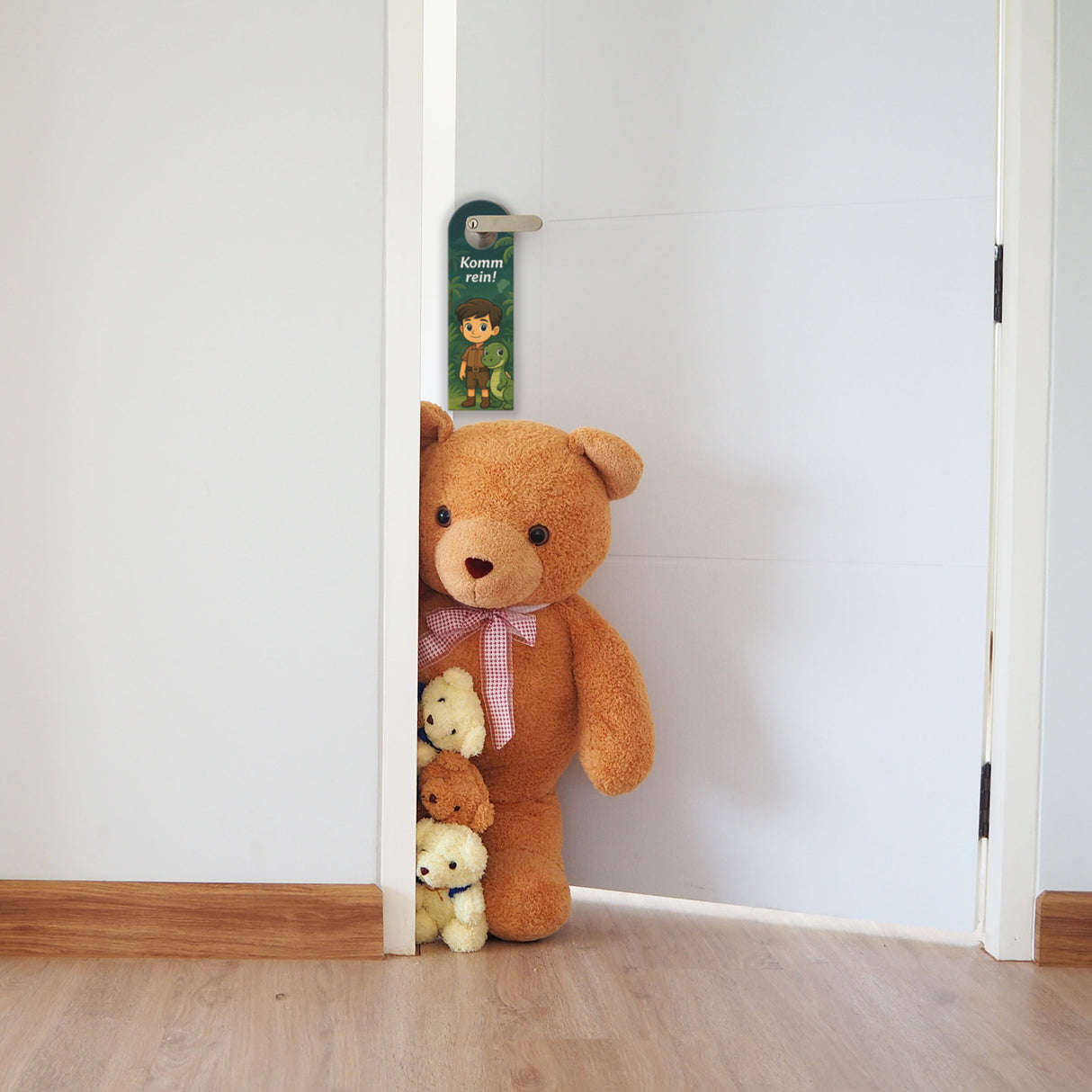 Abenteuer Entdecker Vulkan Dinosaurier Bleib draußen! Komm rein! Türhänger