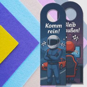 Rennen Gaming Bleib draußen! Komm rein! Türhänger