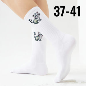 epicsocks Wilde Freunde Waschbär Socken in 37-41 im Paar
