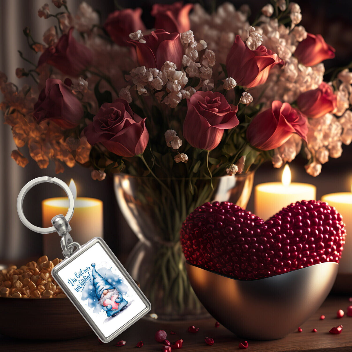 Du bist mir wichtelig! Wichtel Schlüsselanhänger