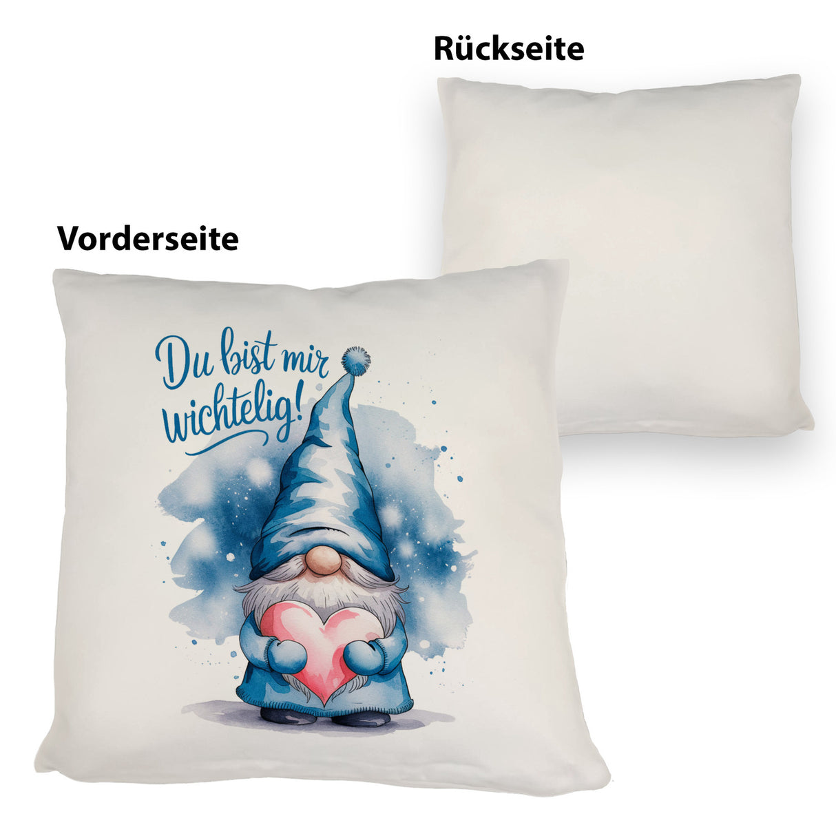 Du bist mir wichtelig! Wichtel Kissen