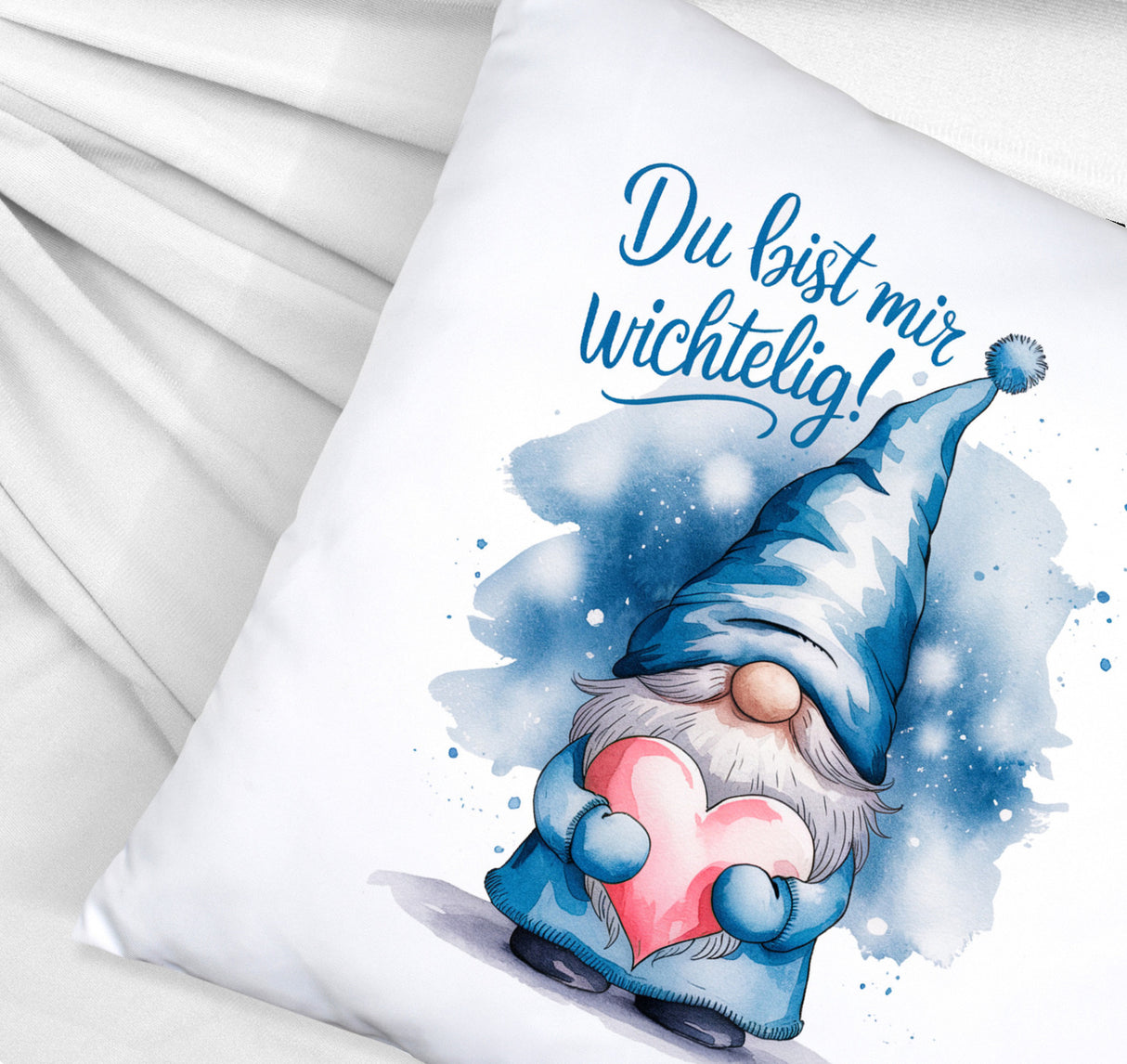 Du bist mir wichtelig! Wichtel Kissen