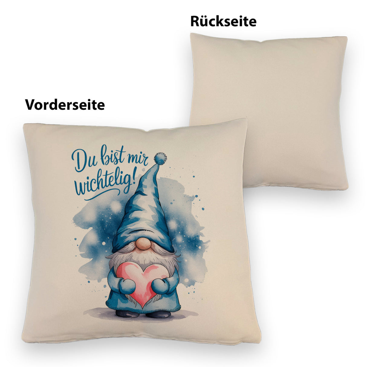 Du bist mir wichtelig! Wichtel Kissen